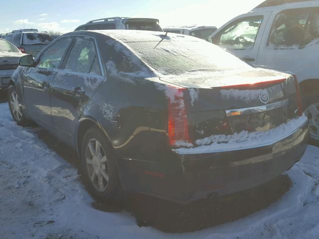 1G6DF577280211540 - 2008 CADILLAC CTS BLACK photo 3