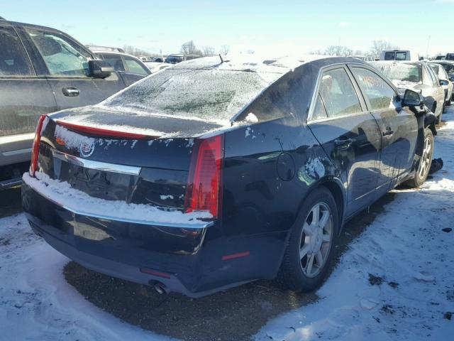 1G6DF577280211540 - 2008 CADILLAC CTS BLACK photo 4