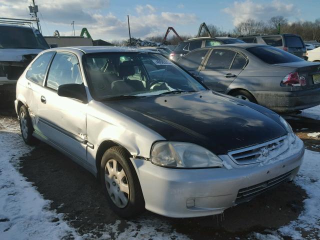 2HGEJ6440YH108288 - 2000 HONDA CIVIC DX SILVER photo 1