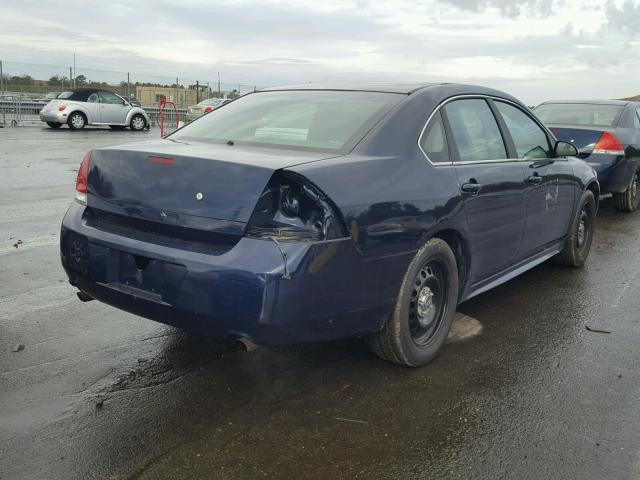 2G1WD5E31C1262755 - 2012 CHEVROLET IMPALA POL BLUE photo 4