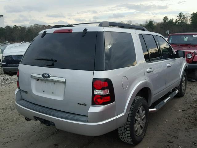 1FMEU7DE4AUB07647 - 2010 FORD EXPLORER X SILVER photo 4