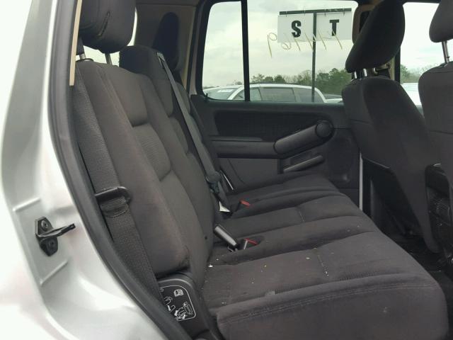 1FMEU7DE4AUB07647 - 2010 FORD EXPLORER X SILVER photo 6