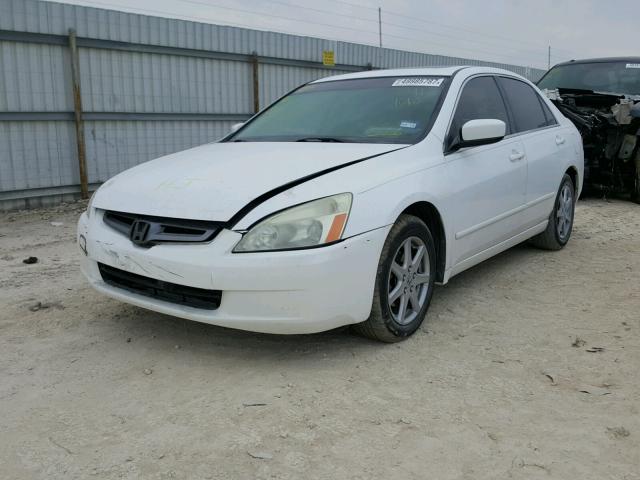 1HGCM66564A091140 - 2004 HONDA ACCORD EX WHITE photo 2