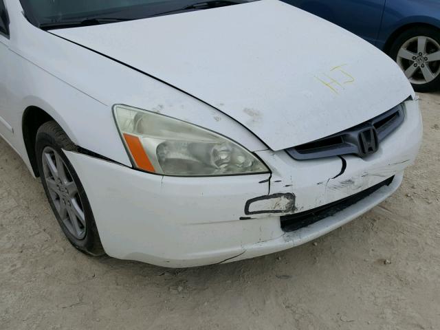 1HGCM66564A091140 - 2004 HONDA ACCORD EX WHITE photo 9