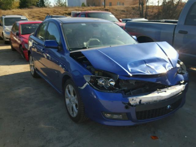 JM1BK323X81780588 - 2008 MAZDA 3 S BLUE photo 1