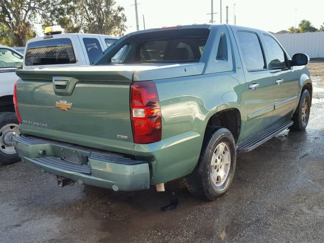 3GNEC12027G146980 - 2007 CHEVROLET AVALANCHE GREEN photo 4