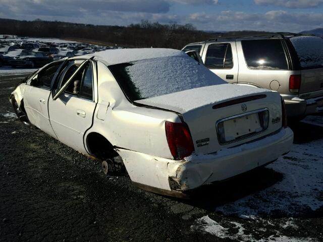 1G6KD54Y04U133062 - 2004 CADILLAC DEVILLE WHITE photo 3