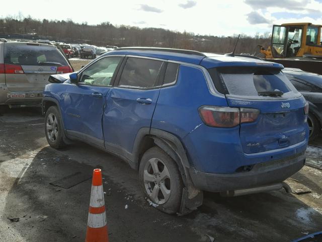 3C4NJDBB8HT692919 - 2017 JEEP COMPASS LA BLUE photo 3