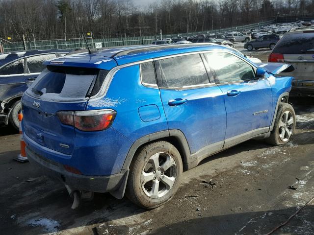 3C4NJDBB8HT692919 - 2017 JEEP COMPASS LA BLUE photo 4