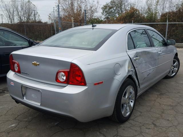 1G1ZD5EB3AF144202 - 2010 CHEVROLET MALIBU 2LT SILVER photo 4