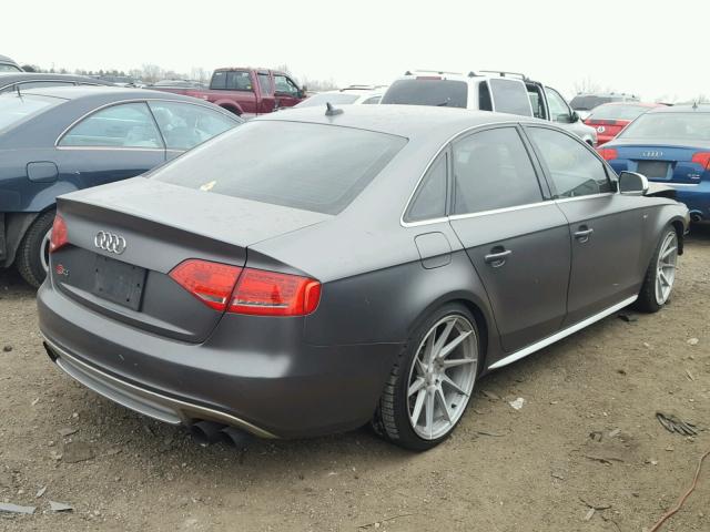 WAUBGAFL7AA142110 - 2010 AUDI S4 PREMIUM GRAY photo 4