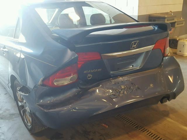 2HGFA1F90AH505215 - 2010 HONDA CIVIC EXL BLUE photo 9