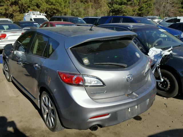 JM1BL1L33C1507601 - 2012 MAZDA SPEED 3 GRAY photo 3