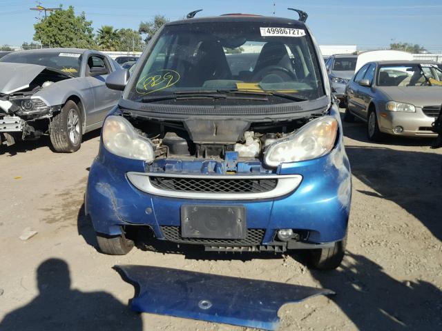 WMEEJ31X19K315134 - 2009 SMART FORTWO PUR TWO TONE photo 9