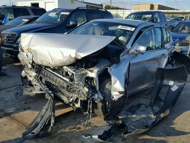 1HGCR2F86EA293482 - 2014 HONDA ACCORD EXL SILVER photo 2