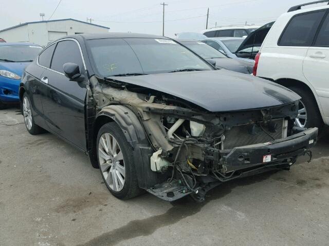 1HGCS22809A001874 - 2009 HONDA ACCORD EXL BLACK photo 1