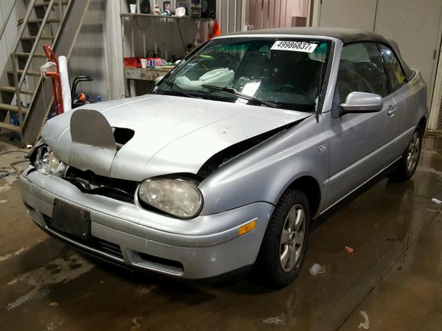 3VWDC21V42M814132 - 2002 VOLKSWAGEN CABRIO GLX 银色 照片 2