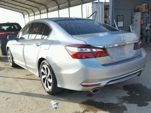 1HGCR3F83HA036354 - 2017 HONDA ACCORD EXL SILVER photo 3