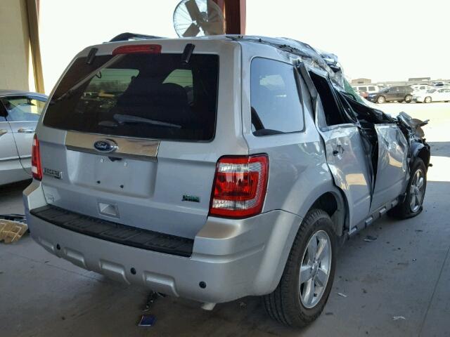 1FMCU0EG9CKC25500 - 2012 FORD ESCAPE LIM SILVER photo 4