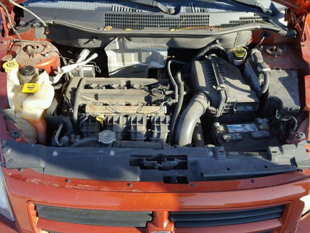 1B3HB48B27D305126 - 2007 DODGE CALIBER SX ORANGE photo 7