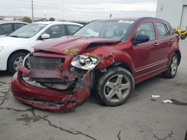 1B3HB78K57D331222 - 2007 DODGE CALIBER R/ RED photo 2