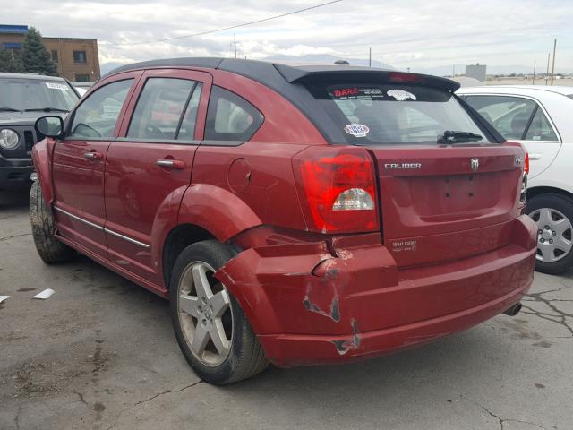 1B3HB78K57D331222 - 2007 DODGE CALIBER R/ RED photo 3