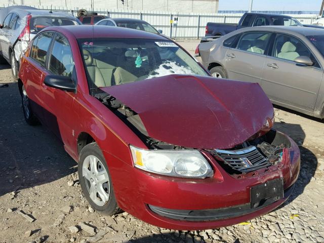 1G8AJ55F26Z117556 - 2006 SATURN ION LEVEL BURGUNDY photo 1