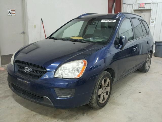 KNAFG525677034146 - 2007 KIA RONDO BASE BLUE photo 2