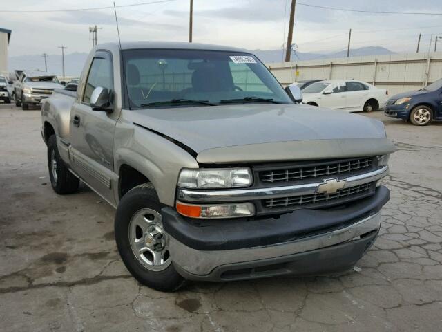 1GCEC14T52Z182123 - 2002 CHEVROLET SILVERADO TAN photo 1