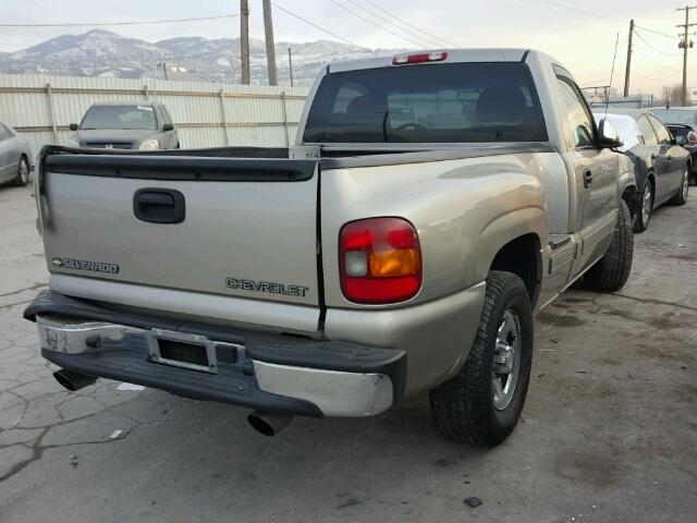 1GCEC14T52Z182123 - 2002 CHEVROLET SILVERADO TAN photo 4