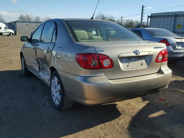 2T1BR30E06C680136 - 2006 TOYOTA COROLLA CE GOLD photo 3