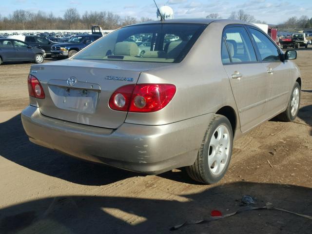 2T1BR30E06C680136 - 2006 TOYOTA COROLLA CE GOLD photo 4