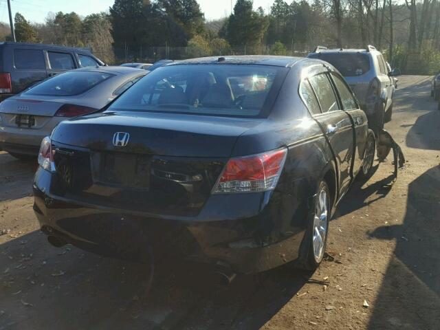 1HGCP3F82AA008184 - 2010 HONDA ACCORD EXL BLACK photo 4