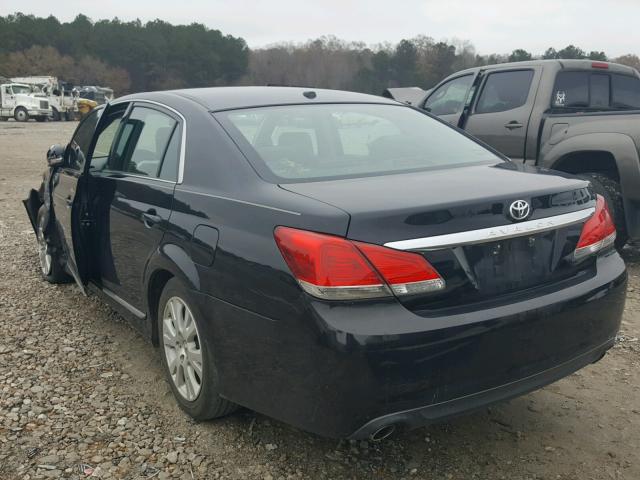 4T1BK3DB2BU408376 - 2011 TOYOTA AVALON BAS BLACK photo 3