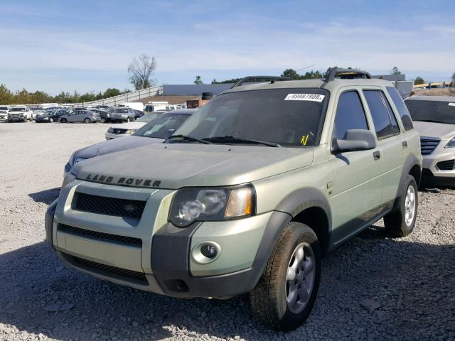 SALNY22254A434268 - 2004 LAND ROVER FREELANDER GREEN photo 2