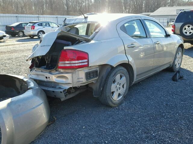 1B3LC46B99N519909 - 2009 DODGE AVENGER SE TAN photo 4