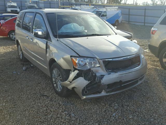 2C4RC1CG5DR621713 - 2013 CHRYSLER TOWN & COU TAN photo 1