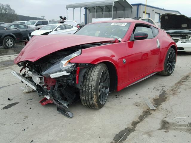 JN1AZ4EH5JM570525 - 2018 NISSAN 370Z BASE RED photo 2