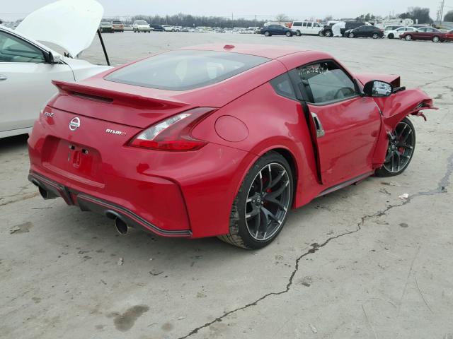 JN1AZ4EH5JM570525 - 2018 NISSAN 370Z BASE RED photo 4