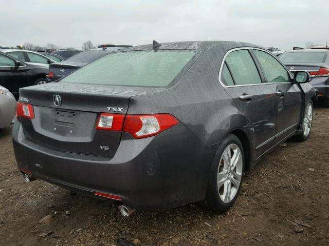 JH4CU4F49AC000547 - 2010 ACURA TSX GRAY photo 4