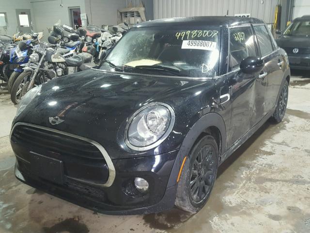 WMWXU1C54G2D09890 - 2016 MINI COOPER BLACK photo 2