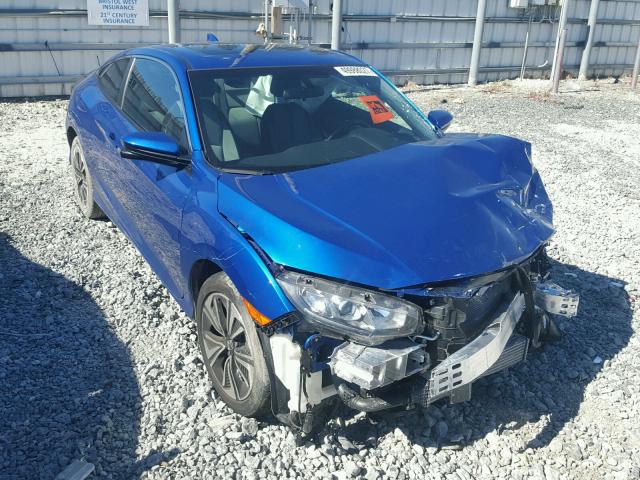 2HGFC3B33GH354872 - 2016 HONDA CIVIC EX BLUE photo 1