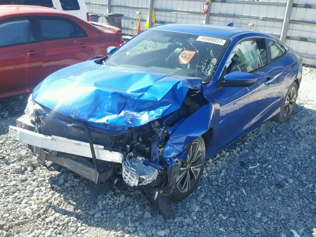 2HGFC3B33GH354872 - 2016 HONDA CIVIC EX BLUE photo 2