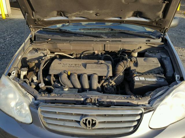 1NXBR32E63Z128275 - 2003 TOYOTA COROLLA CE GRAY photo 7