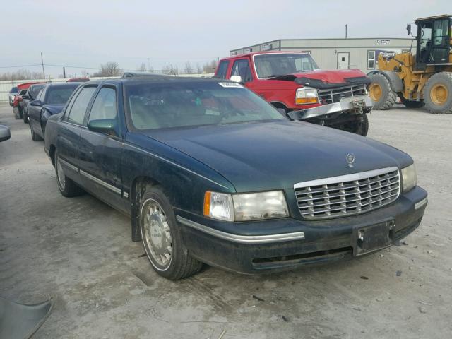 1G6KD54Y1VU244141 - 1997 CADILLAC DEVILLE GREEN photo 1