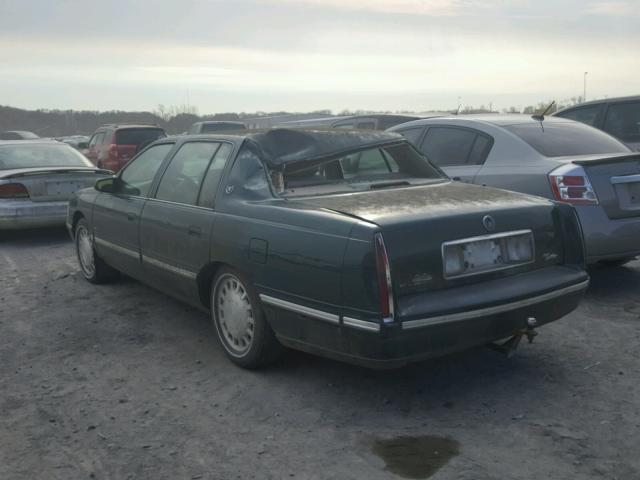 1G6KD54Y1VU244141 - 1997 CADILLAC DEVILLE GREEN photo 3