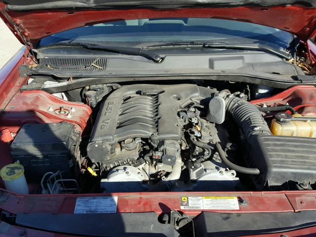 2B3KA43G58H248226 - 2008 DODGE CHARGER RED photo 7