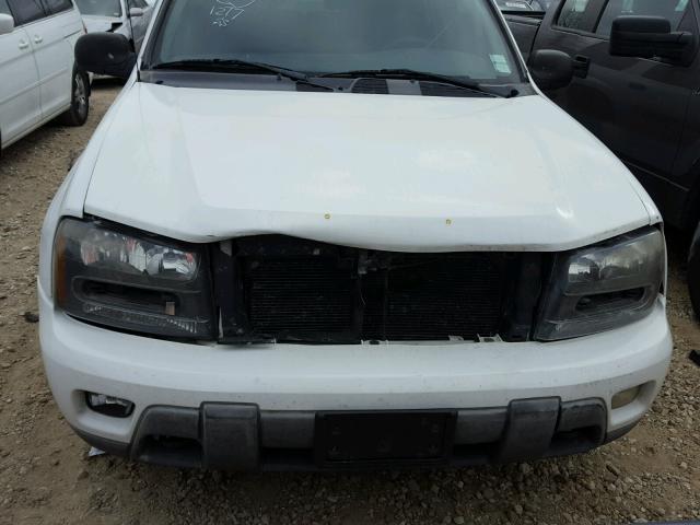 1GNET16SX46191478 - 2004 CHEVROLET TRAILBLAZE WHITE photo 9