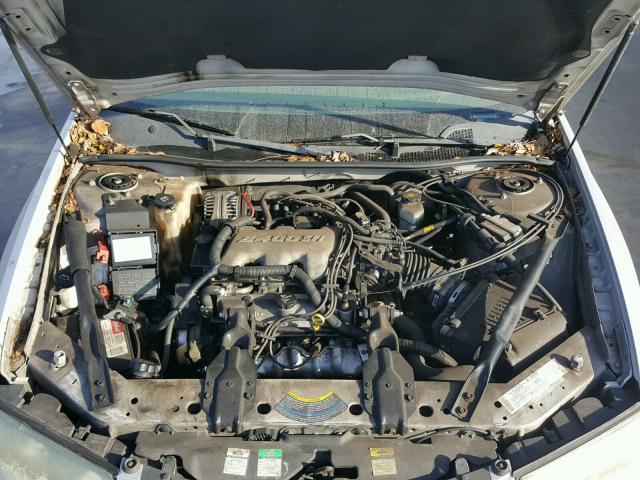 2G1WF52E149155000 - 2004 CHEVROLET IMPALA SILVER photo 7