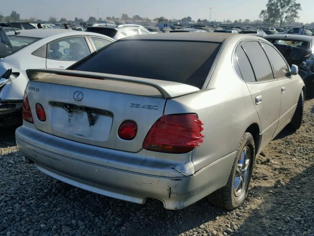 JT8BL69S820009876 - 2002 LEXUS GS 430 SILVER photo 4